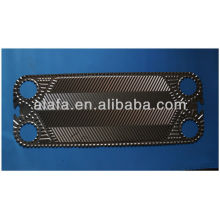 Vicarb V28 related titanium plate for heat exchanger